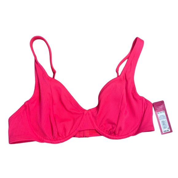 hot pink underwire swim top - Picture 1 of 5